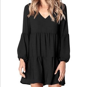 FHKDL Womens Long Sleeve Tunic Dress